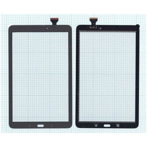 Сенсорное стекло (тачскрин) для Samsung SM-T560, T561, T560N Galaxy Tab E черный tablet case for samusng galaxy tab e 9 6 case sm t560 sm t561 9 6 inch t560 t561 pu leather flip coque smart cover stand funda