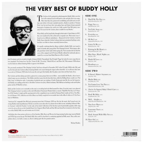 Not Now Music Buddy Holly / The Very Best Of (LP) the very best of 1983