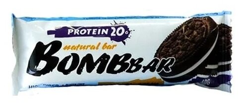 BomBBar протеиновый батончик - 60 грамм, печенье-крем