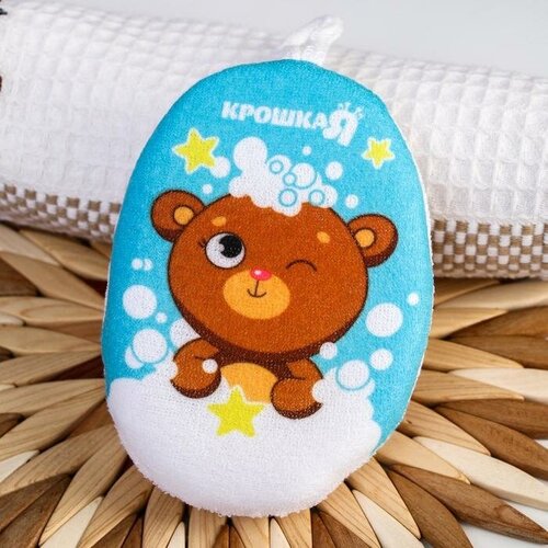 Мочалка детская махровая Мишка 384₽