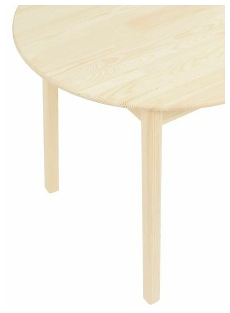 Стол кухонный овальный 79*110 KETT-UP ECO LERHAMN (лерхамн), KU365.1, деревянный без покрытия - фотография № 4