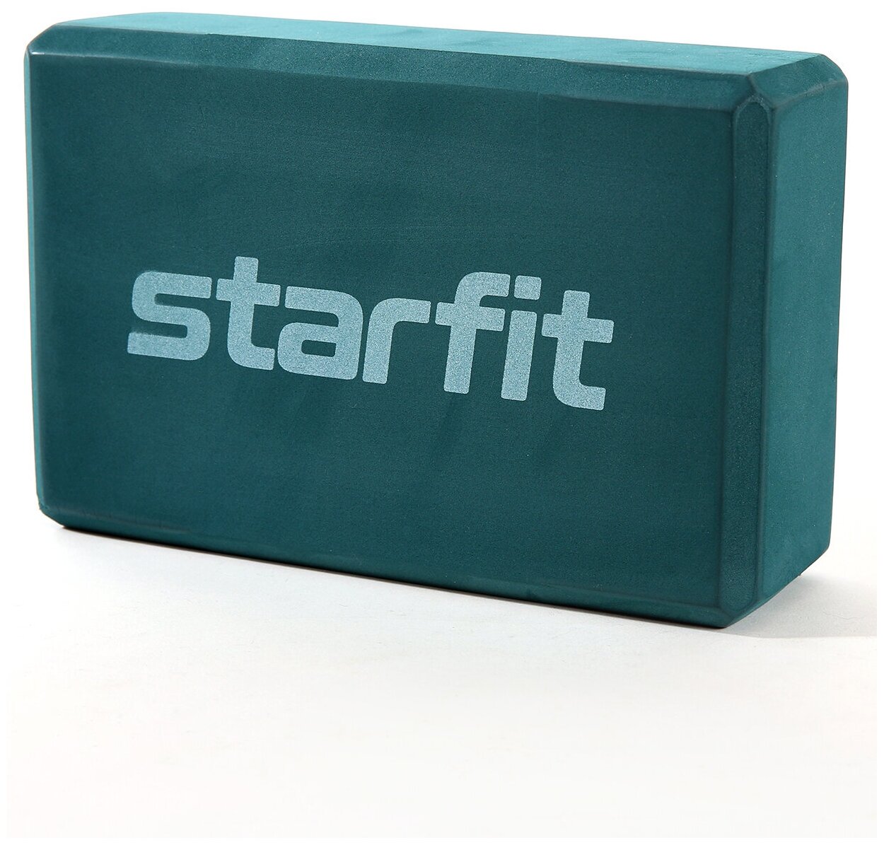 Блок для йоги STARFIT YB-200 EVA, 8 см, 115 гр, 22,5х15 см, изумрудный