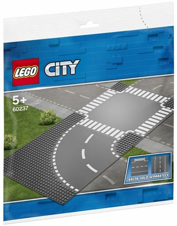 LEGO City Конструктор Поворот и перекресток, 60237