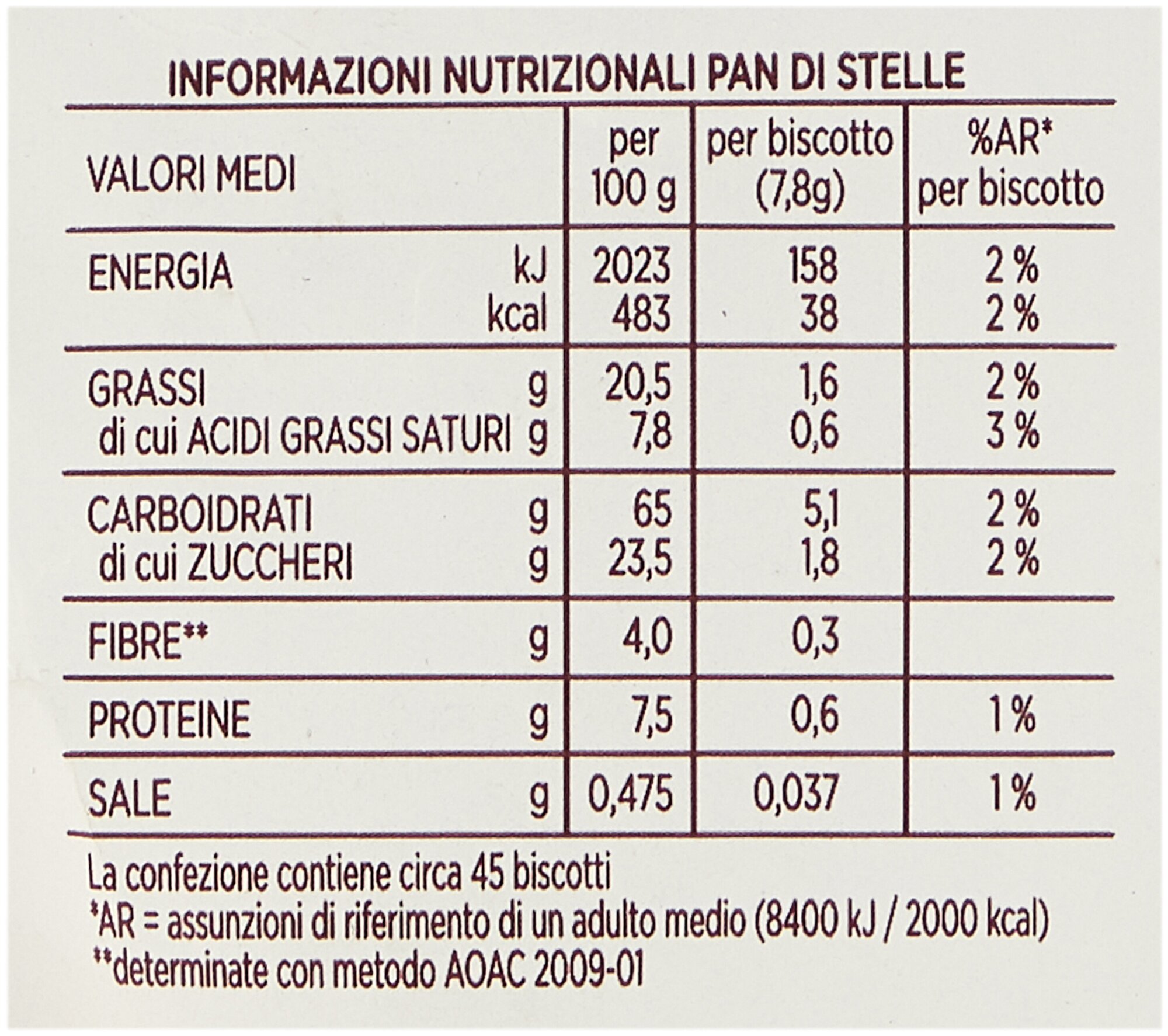 MULINO BIANCO Pan di Stelle печенье песочное шоколадное, 350 гр - фотография № 3