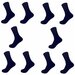 Носки мужские классические хлопковые Найтис. Тёмно-синие, размер 27 (41-42), пять пар в комплекте