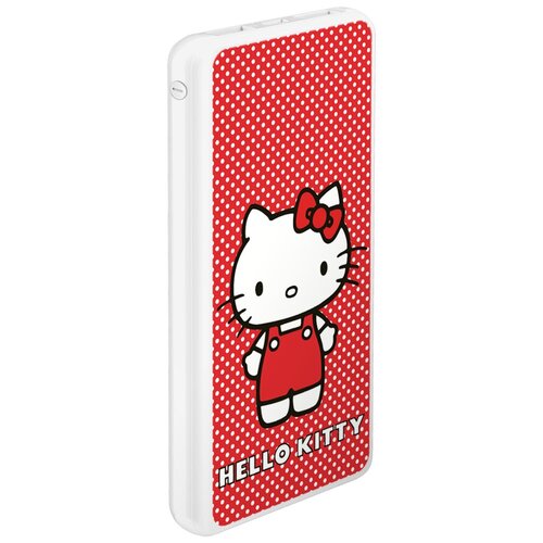 АКБ Внешний Deppa 10000 mAh 2 USB 1 MICRO 21A Li-pol белый Hello Kitty 2