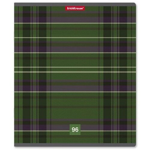 Тетрадь общая ученическая ErichKrause Scottish Cage, 96 листов, клетка, 1 шт