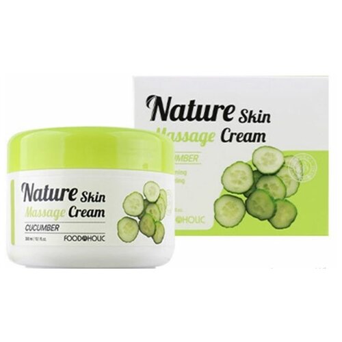 FOODAHOLIC NATURE SKIN MASSAGE CREAM – CUCUMBER Массажный крем для лица с экстрактом огурца