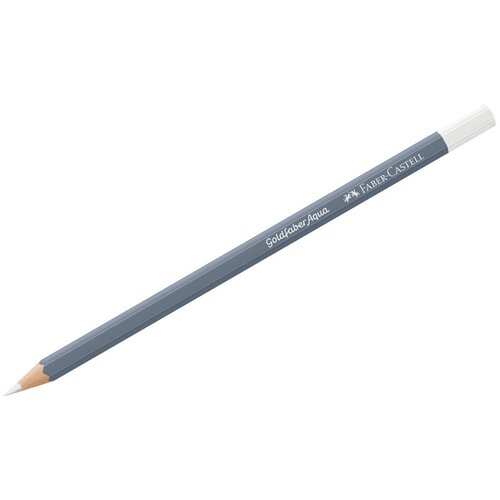 Карандаш акварельный художественный Faber-Castell Goldfaber Aqua, цвет 101 белый (114601), 12шт.