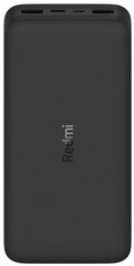 Портативное зарядное устройство Xiaomi Redmi Fast Charge Power Bank 20000mAh Black