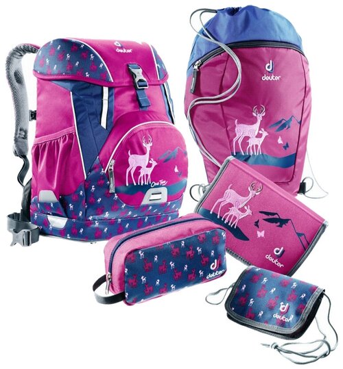 Deuter Рюкзак каркасный OneTwo SET3, magenta deer