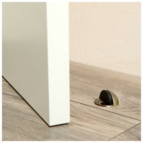 Упор дверной LOCKLAND с крепежным штырем d40 мм h25 мм цвет бронза 290₽