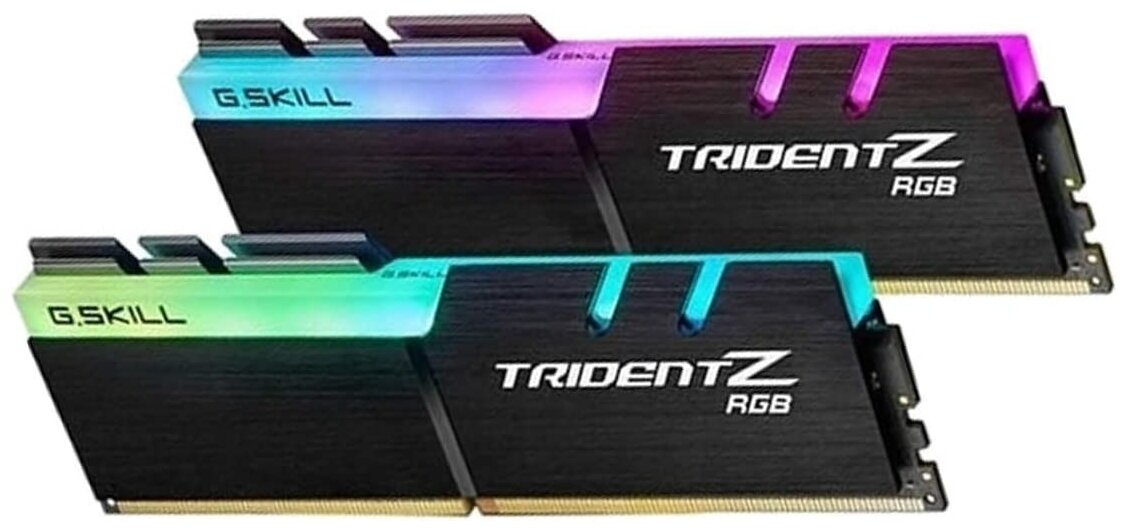 Оперативная память G.skill DDR4 32Gb (2x16Gb) 3200MHz pc-25600 Trident Z RGB (F4-3200C16D-32GTZR)