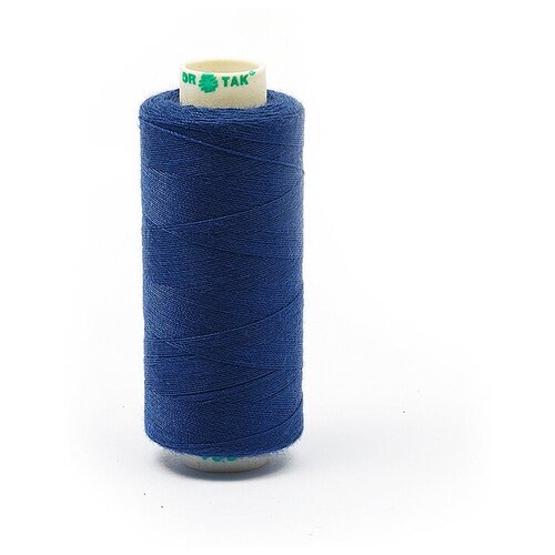 Нитки Dor Tak, джинсовые, толщина 20/3, полиэстер, 183м, цвет 405 синий