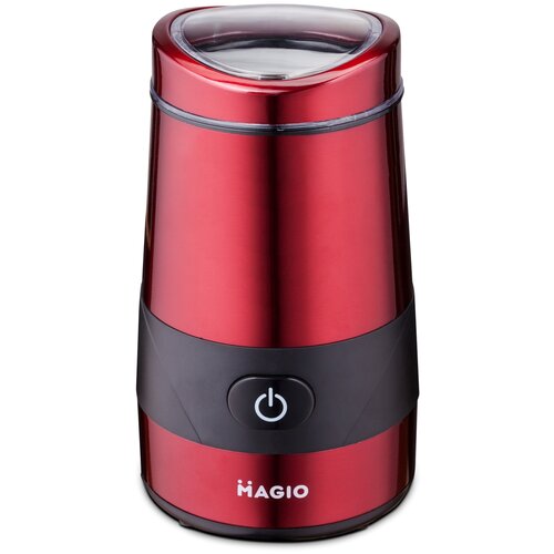 Кофемолка MAGIO МG-204 250Вт/60 гр/ RED нерж.корпус