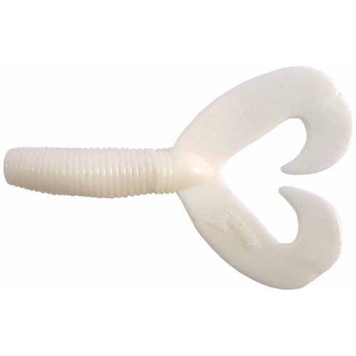 Helios Твистер Helios Credo Double Tail 5 см White HS-27-001, набор 10 шт.