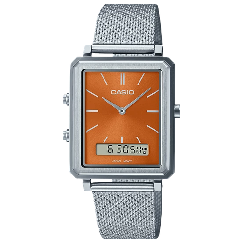 Наручные часы CASIO Collection, серебряный наручные часы casio collection mtp b155d 5e красный серебряный
