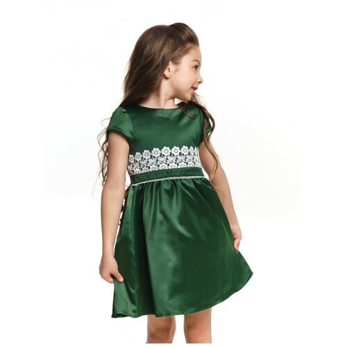 Платье для девочек Mini Maxi, модель 6213, цвет зеленый, размер 98