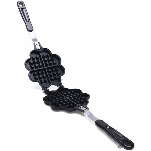 Мини вафельница для венских и бельгийских вафель для плиты на газу и панели маленькая сковорода с антипригарным покрытием форма для вафель 179900₽