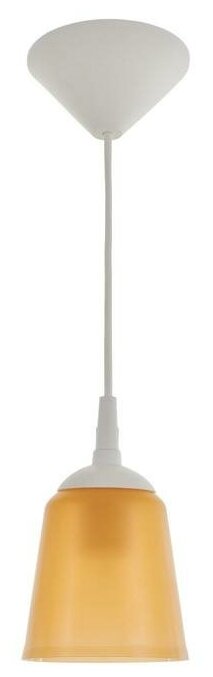 фото Светильник "Цилиндр" E27 15Вт оранжевый 11х11х12-62 см