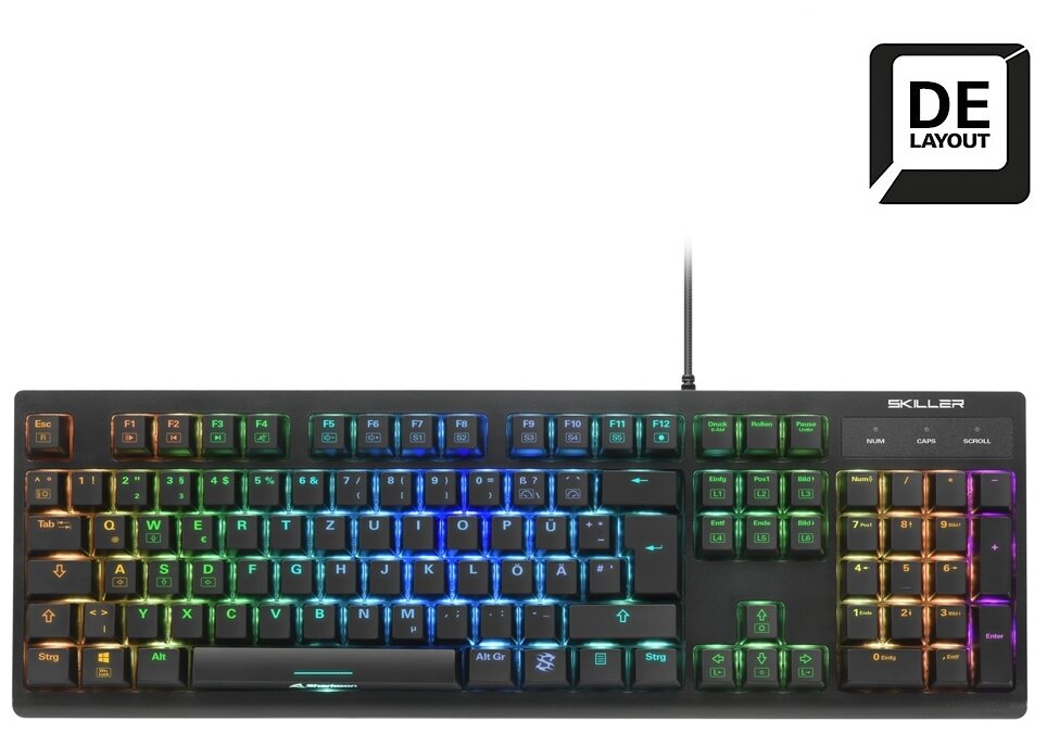 Клавиатура Sharkoon SGK30 Blue