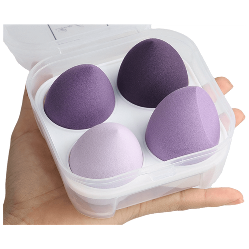 Спонж блендер капля яйцо/ набор 5в1 / Технология Южная Корея, подарки на 8 марта косметический спонж для макияжа спонж набор спонжей для макияжа 3шт
