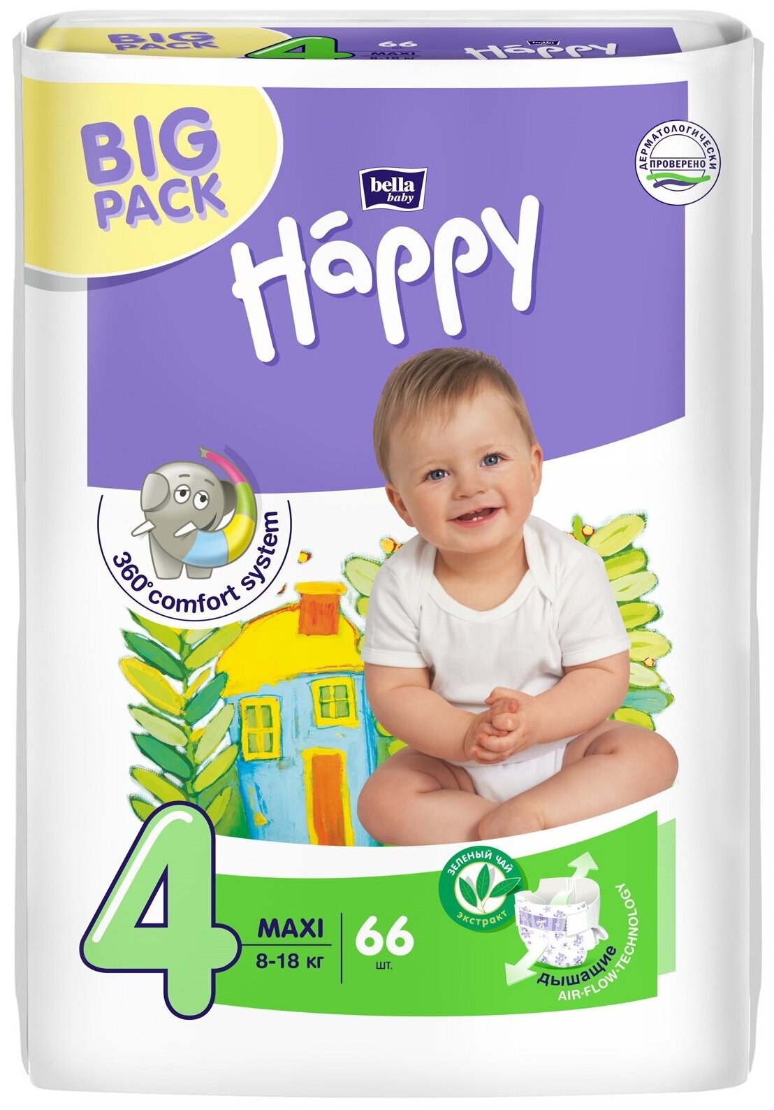 Подгузники Bella Baby Happy Мaxi (8-18 кг) 12 шт. - фото №2