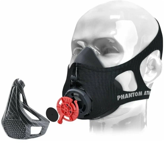 Тренировочная маска для бега фантом / Training mask Phantom athletics / Размер L