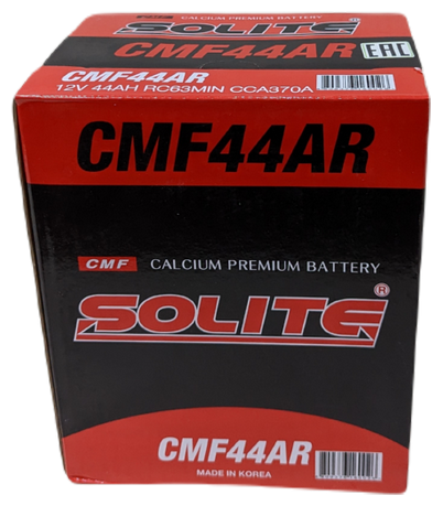 SOLITE CMF44AL (44R) 350А Обратная полярность 44 Ач (187x127x199) - фото №18