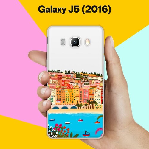Силиконовый чехол на Samsung Galaxy J5 (2016) Пляж / для Самсунг Галакси Джи 5 2016 силиконовый чехол на samsung galaxy j5 2016 узор из пингвинов для самсунг галакси джи 5 2016