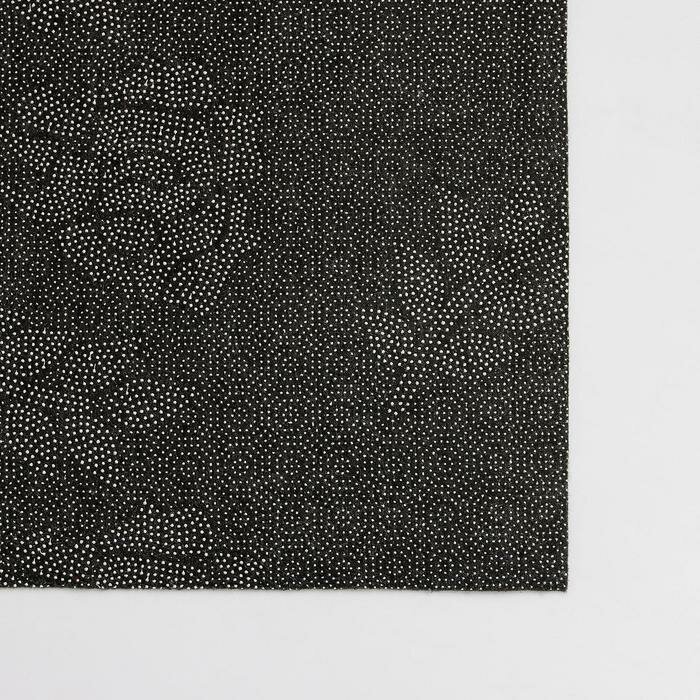 Коврик придверный Доляна влаговпитывающий "Корги", без окантовки, 39х59 см, цвет черный - фотография № 5