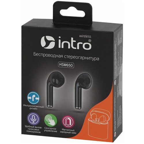 Наушники True Wireless Intro HSW650 Black 119500₽