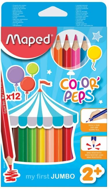 Maped Цветные карандаши Color Peps 12 цветов (834010)