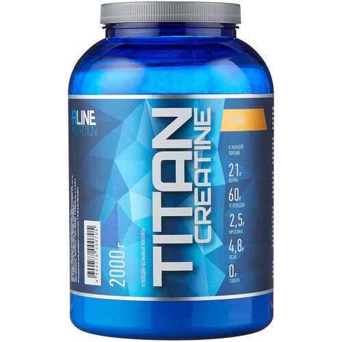 фото Гейнер rlinesportnutrition titan creatine, 2000 г, банан