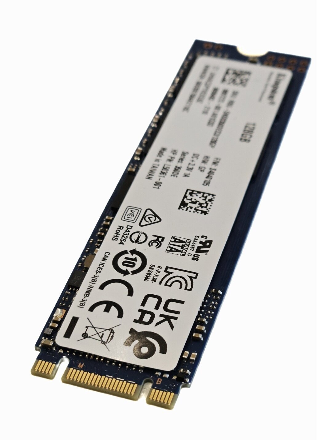 SSD диск Kingston 128 ГБ M.2 2280 SATA 6 ГБ (SNS8350DES3/128GP) 128GB