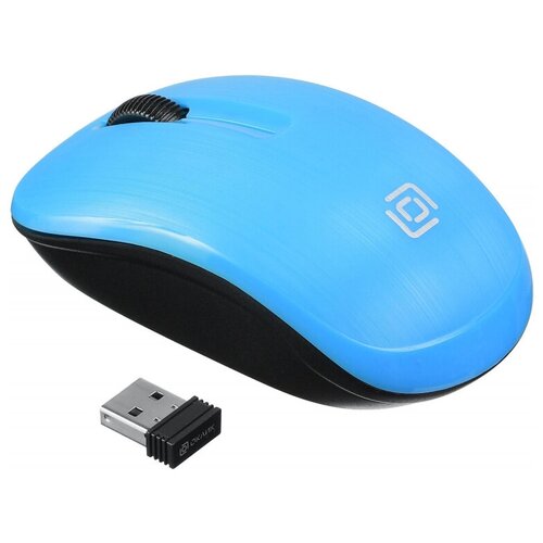 Мышь компьютерная Oklick 525MW голубой опт 1000dpi беспр USB 2but 91800₽