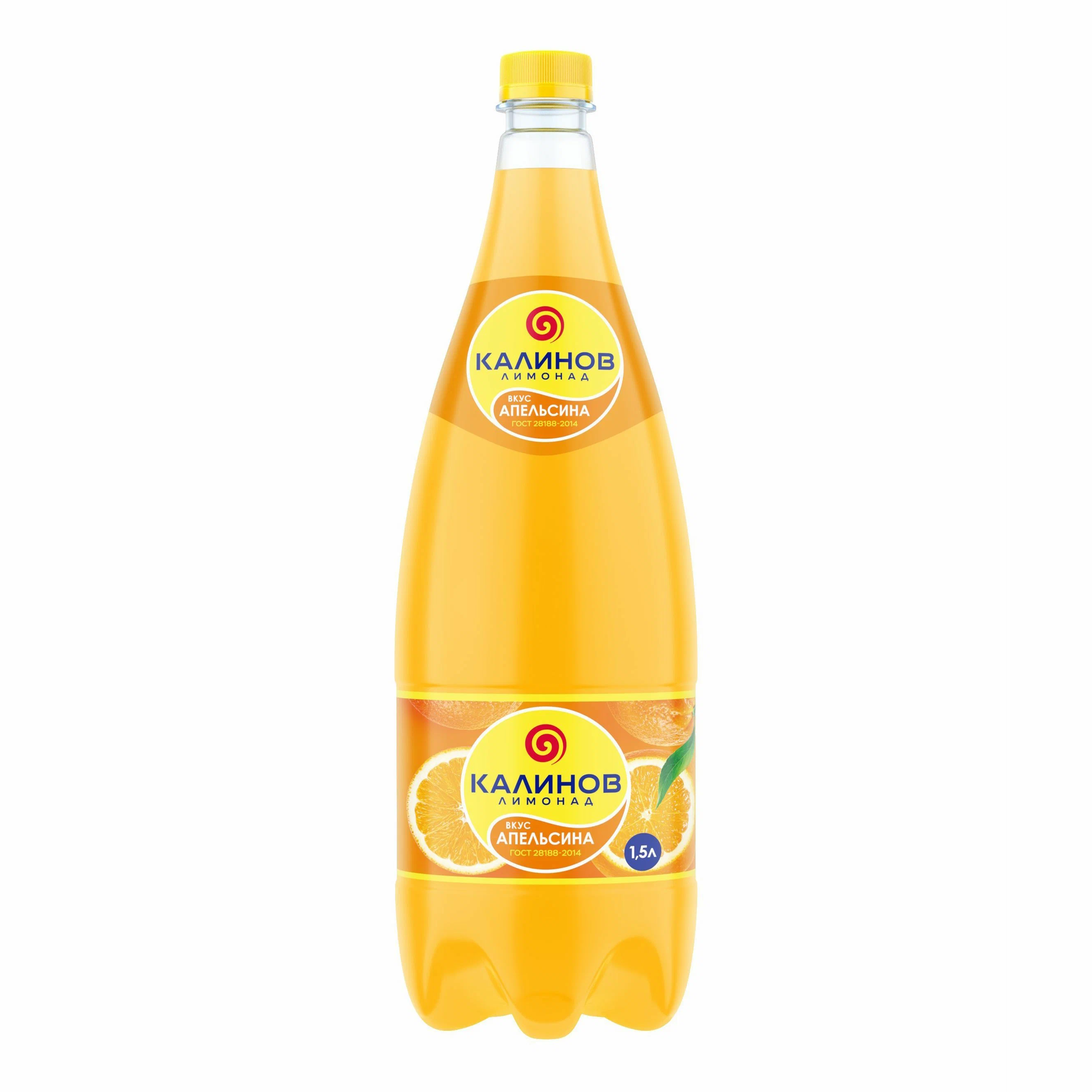 Лимонад Калинов Апельсин 1.5 л ПЭТ упаковка 6 штук - фотография № 2