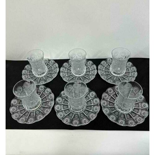 Набор чайный Kai Da glass армуды + блюдца