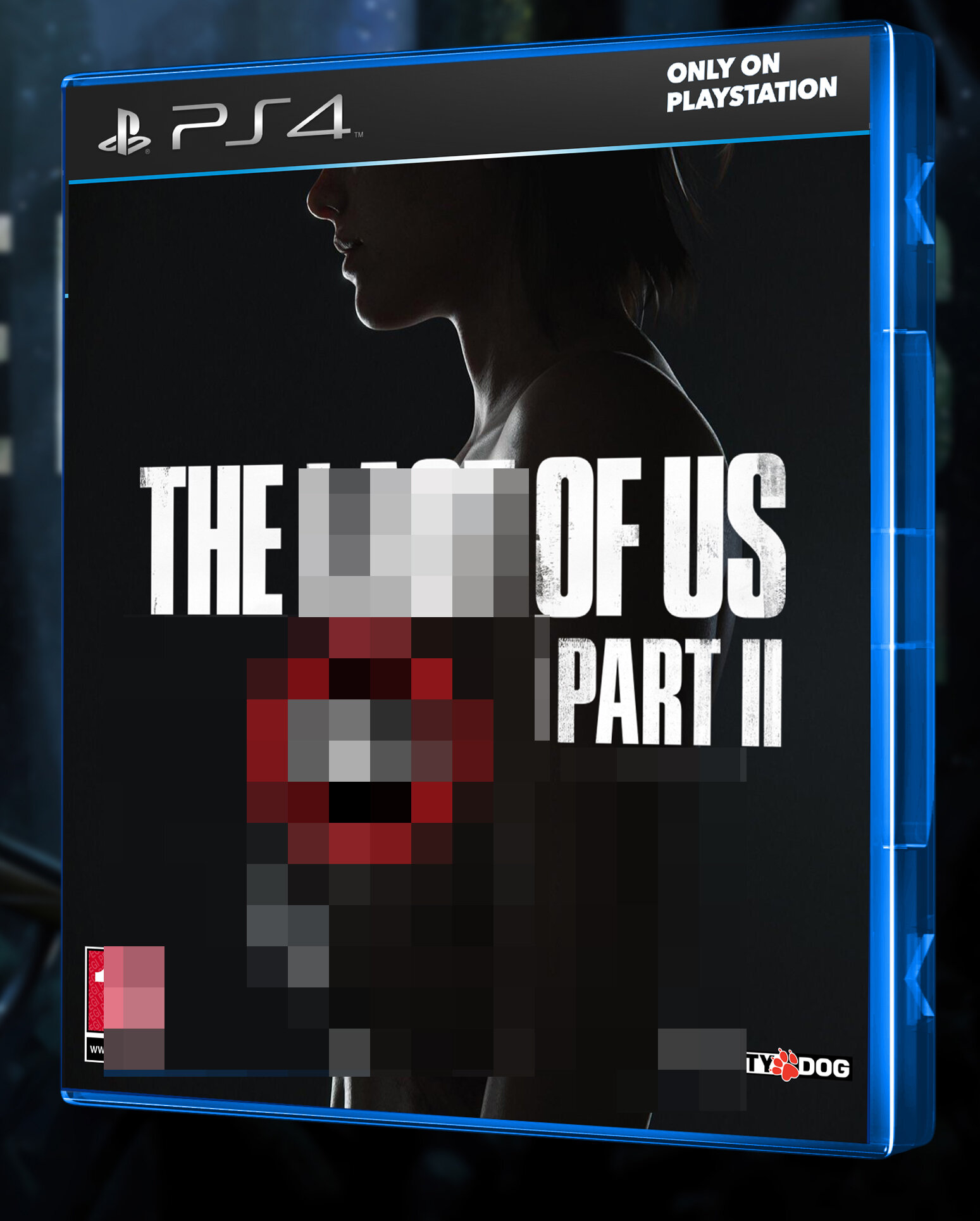 Эксклюзивная обложка по мотивам игры The Last of Us Part II для PS4 v2