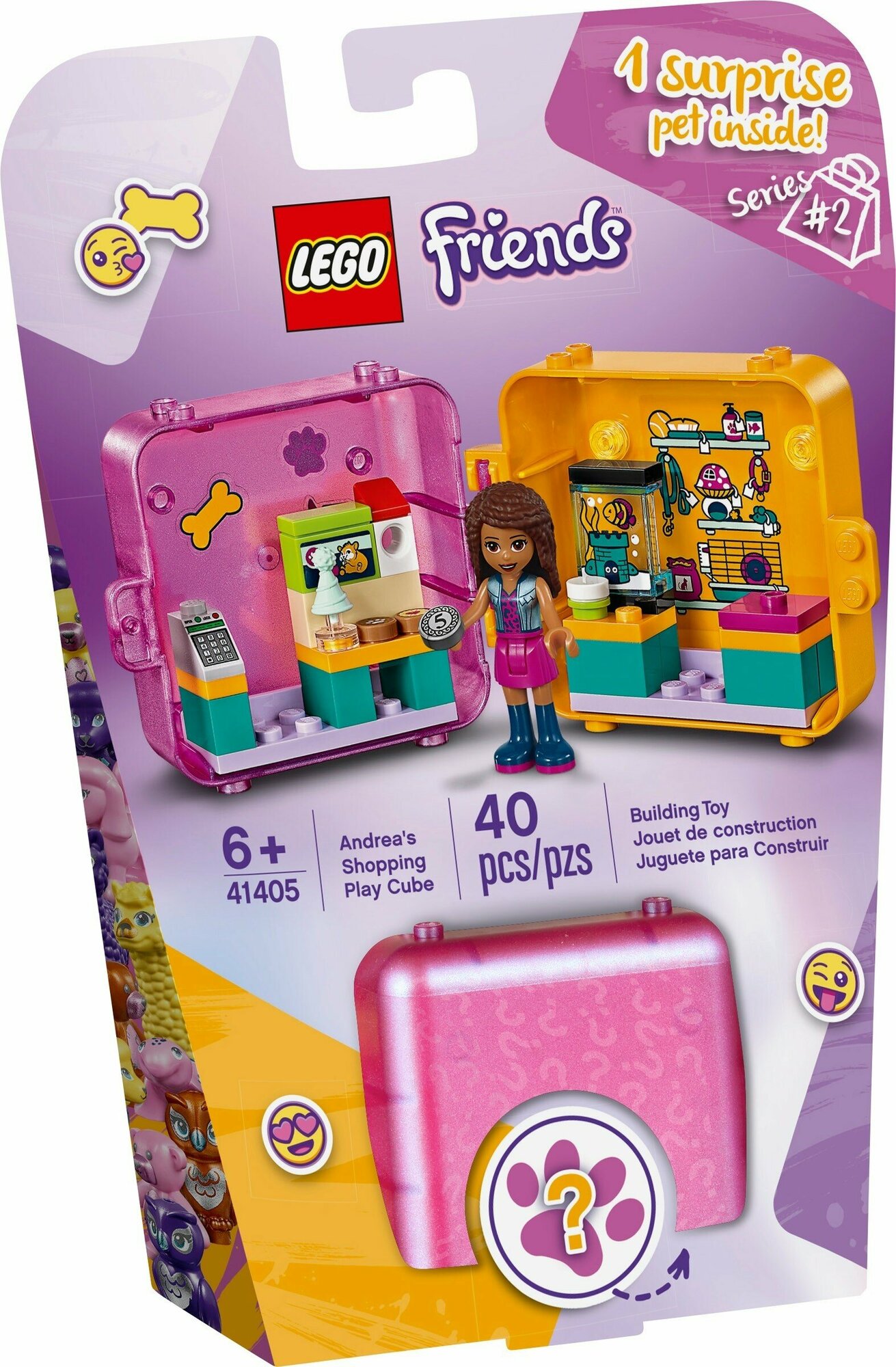 Конструктор LEGO Friends 41405 Игровая шкатулка Покупки Андреа, 40 дет.