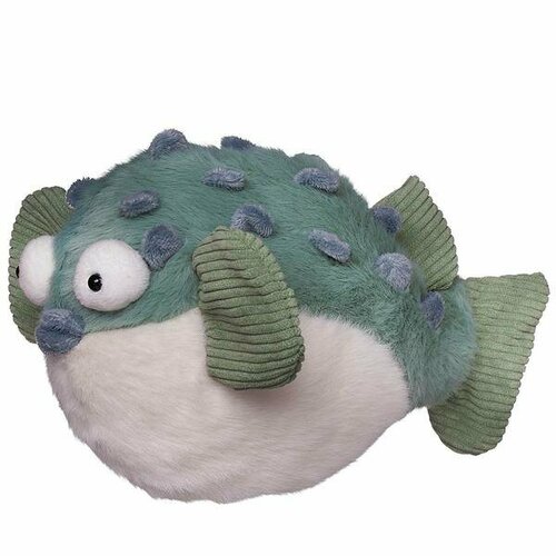 Мягкая игрушка Abtoys В дикой природе. Рыба Фугу зеленая, 22см мягкая игрушка в дикой природе рыба скат 25см abtoys [m4917]