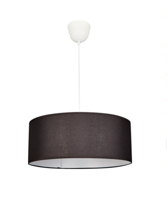 Светильник подвесной Inspire Sitia D48 3 лампы 6.9 м² цвет черный