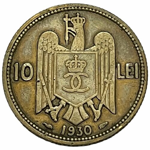 Румыния 10 леев 1930 г. (Париж) (2)