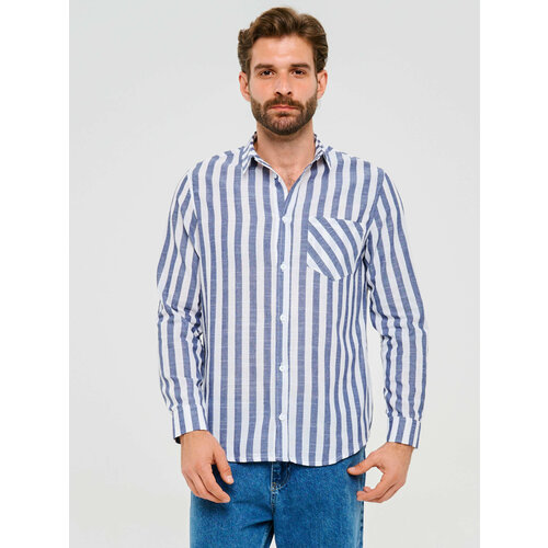 фото Рубашка lukanclan, размер xxl, синий