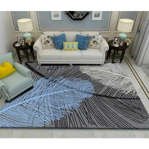 Ковер на пол Ковер Паласыч, 120х160, прикроватный, пушистый, с коротким ворсом, в детскую, в гостиную, в спальню