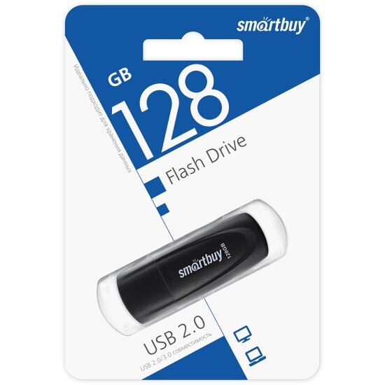 USB флешка Smartbuy 128Gb Scout black USB 2.0