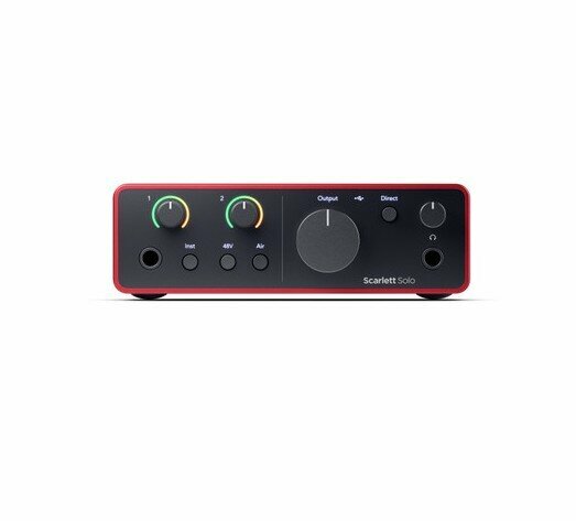 Звуковая карта Focusrite Scarlett Solo 4rd gen для USB