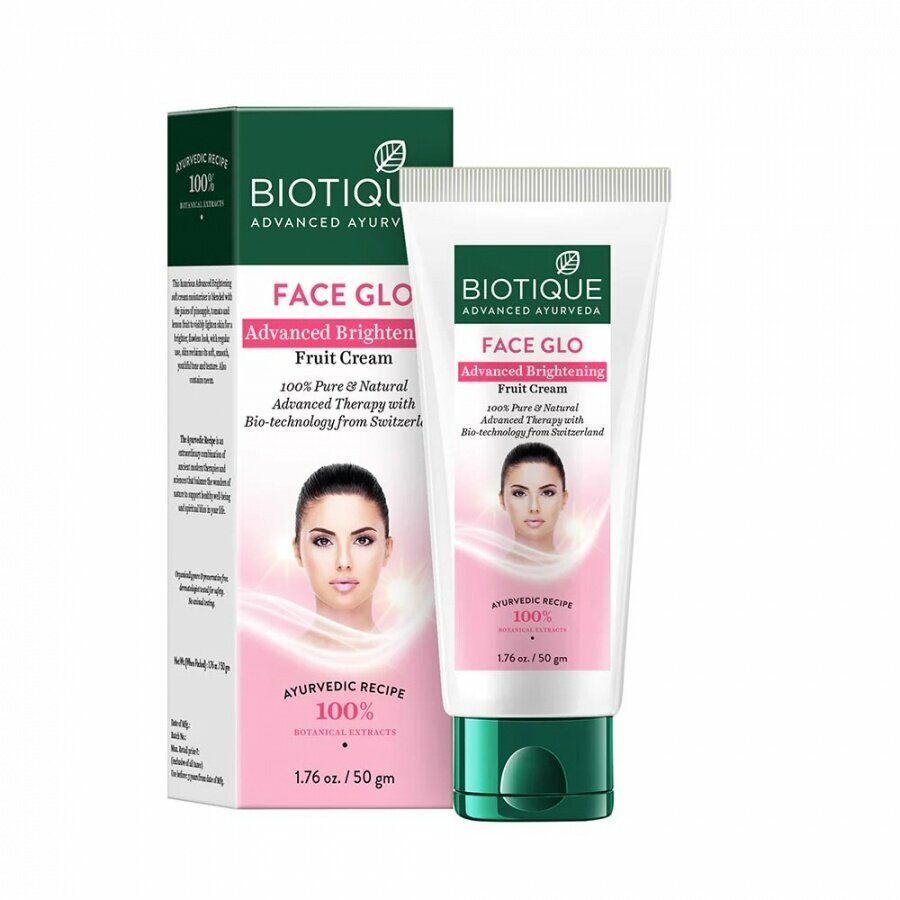 Крем для лица на основе фруктовых соков FACE GLO Advanced Fruit Cream Biotique | Биотик 50г