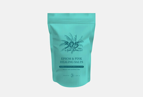 Микс английской и розовой соли EPSOM & PINK HEALING SALTS 350 г