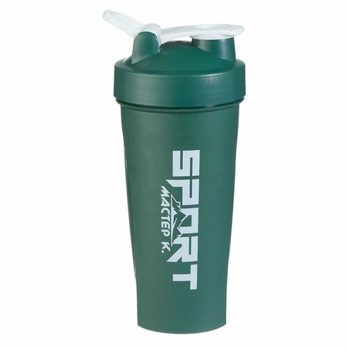 Шейкер, серия: CrossFit Max, Мастер К, 700 мл, 21.5 х 8.5 см, зеленый hydrojug hydro shkr tumbler нержавеющая сталь 700 мл 24 унции